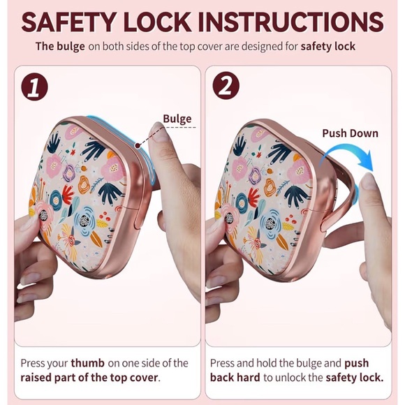 🌻Floral Pink AirPods Case with Keychain - Picture 5 of 7